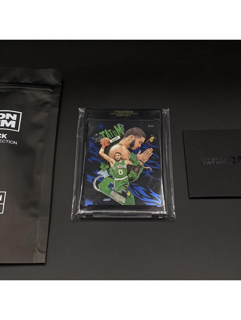 Tyson Beck JAYSON TATUM Limited Edition Part II OF V Card Blue Parallel (46/149)